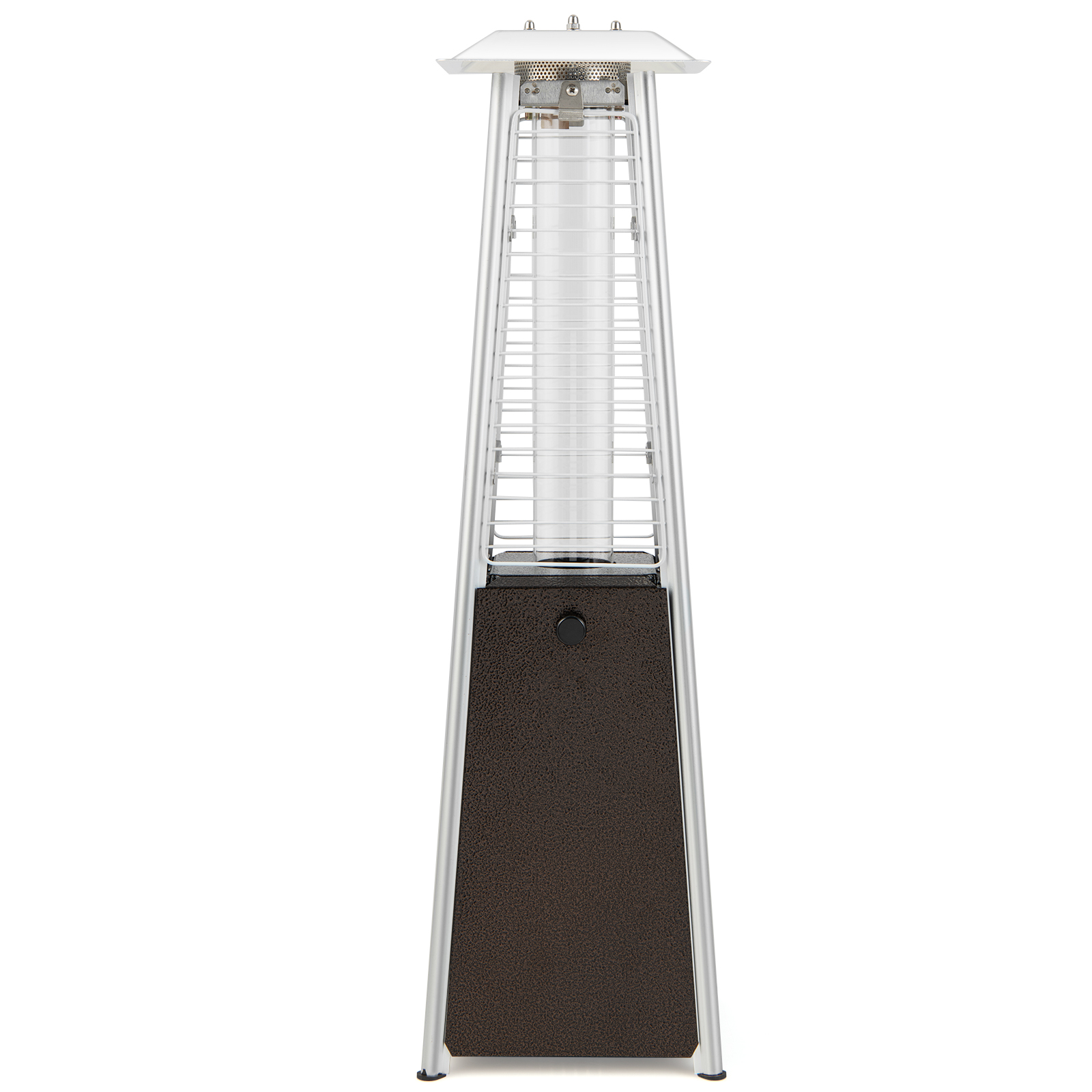 35" Portable Tabletop Pyramid Patio Heater Steel Propane gas 9500 BTU eBay